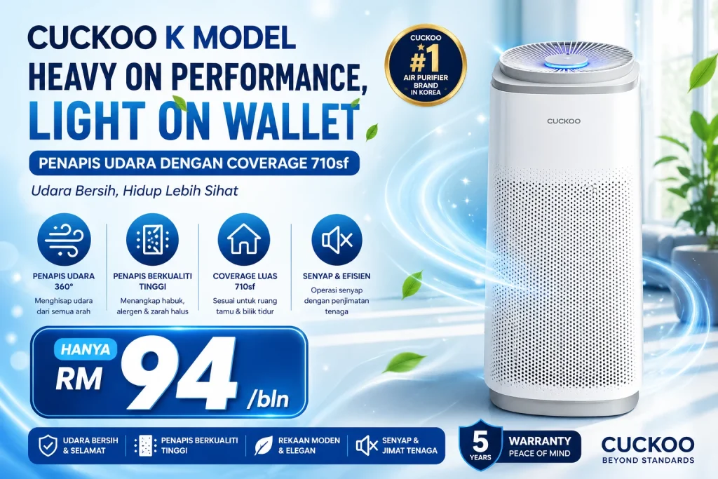 Penapis Udara Cuckoo K Model